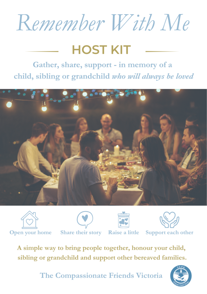 Remember with me Host Kit - Front Page